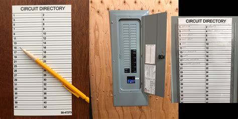 how to label electrical panel box chart|electrical panel identification labels.